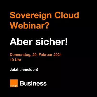 Sovereign Cloud Webinar - Aber sicher!